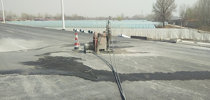 景东道路回填土下沉注浆